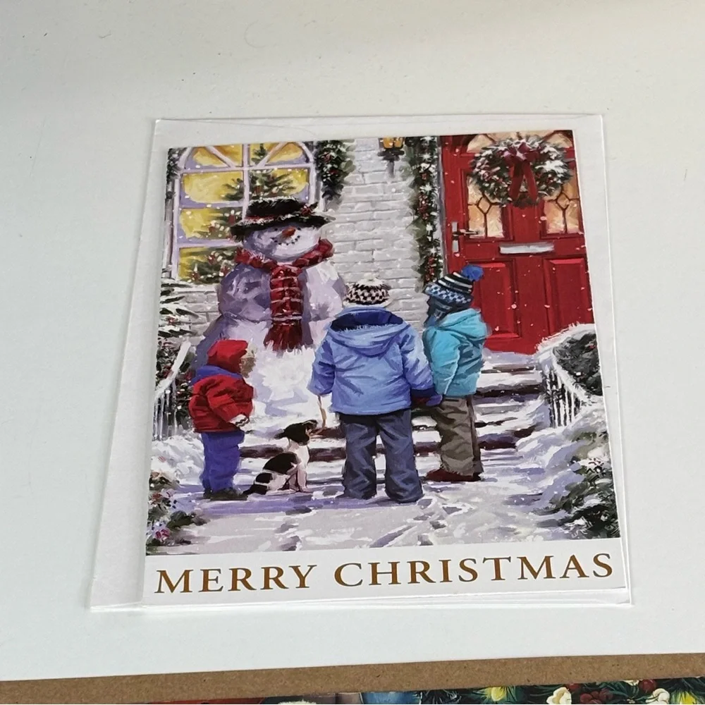 VTG Assorted Holiday Greeting Cards lot of 10
